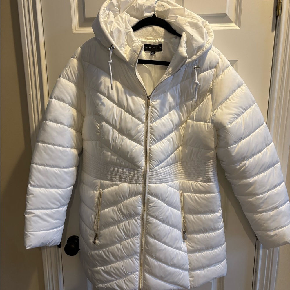 Susan Graver Winter Puffer Parka Jacket